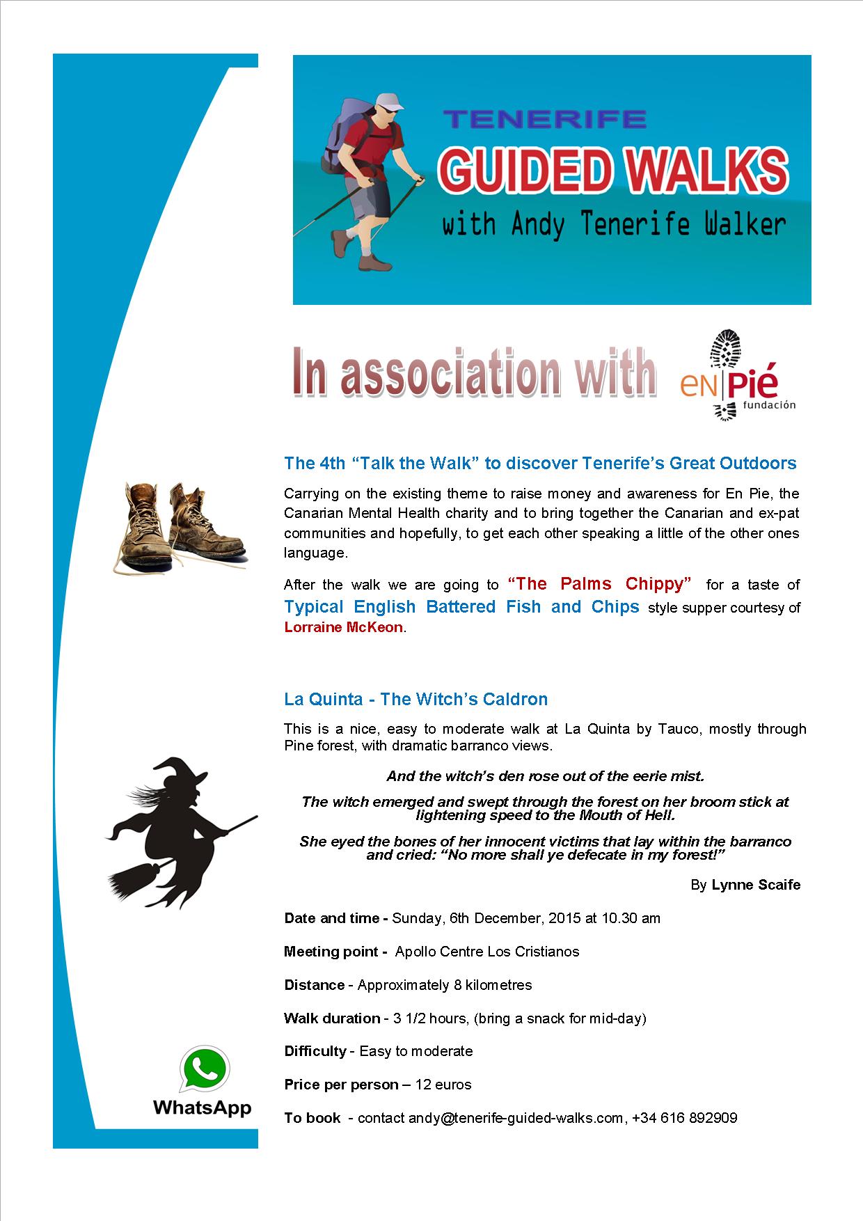 En Pie flyer Walk no 4 La Quinta